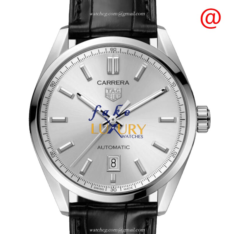 Tag Heuer Carrera WBN2111.FC6505 Replica Watch, Automatic Movement, Silver Dial, Steel Case - Luxury Replica Watch
