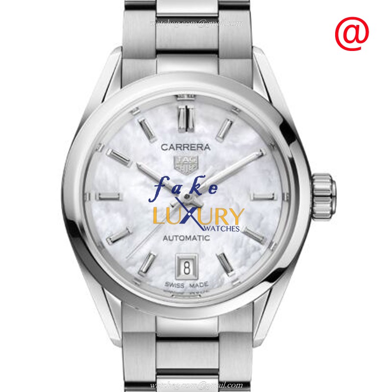 Tag Heuer WBN2410.BA0621 | Carrera | White Dial | Automatic | Stainless Steel | Replica Watch - Luxury Replica Watch