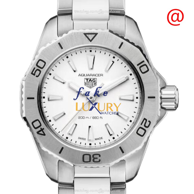 WBP1411.BA0622 - Tag Heuer Aquaracer Replica Watch - Quartz - White Dial Stainless Steel - Luxury Replica Watch