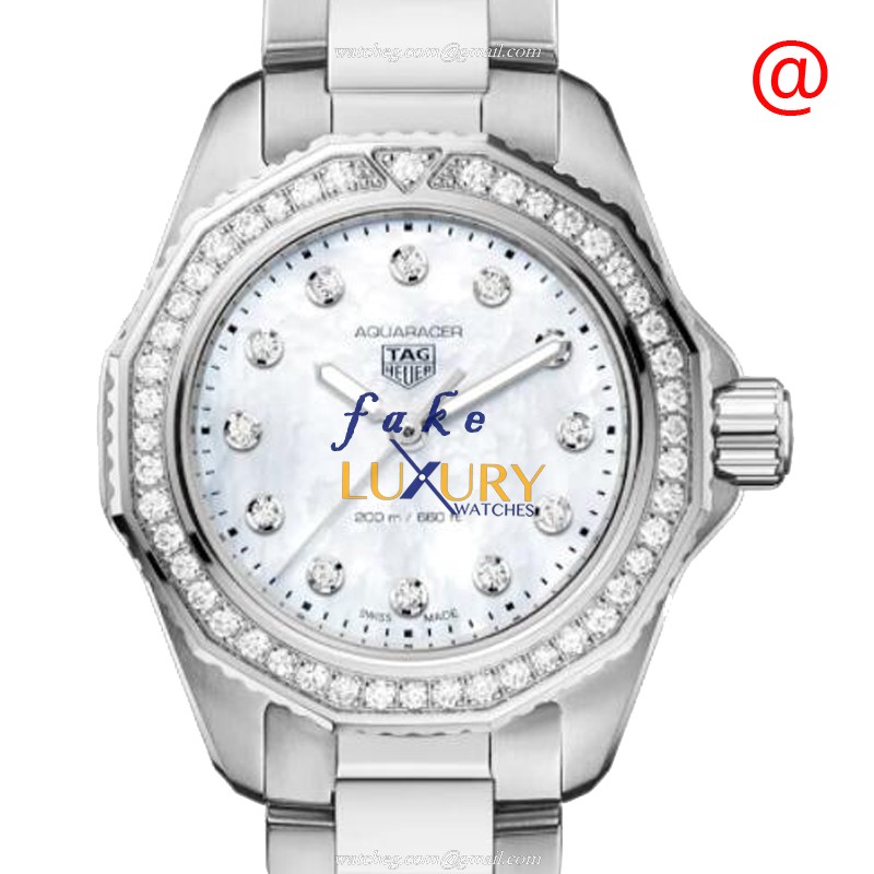 Tag Heuer WBP1417.BA0622 Aquaracer Replica Watch, Mother of Pearl Dial, Quartz Movement - Luxury Replica Watch