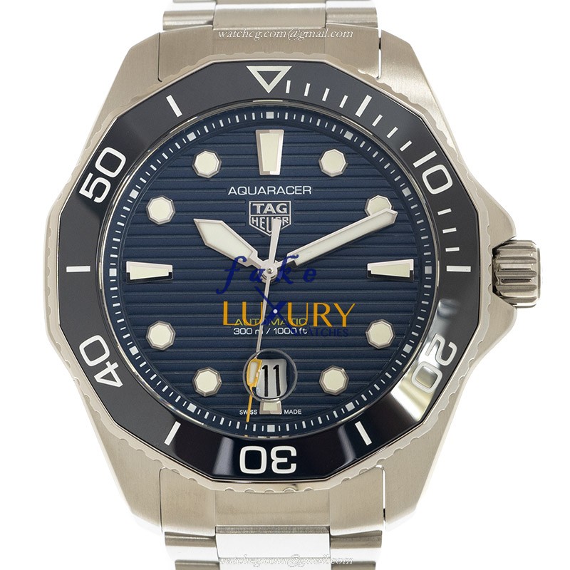 Tag Heuer WBP201B.BA0632 Aquaracer Replica Watch, Blue Dial, Stainless Steel - Luxury Replica Watch