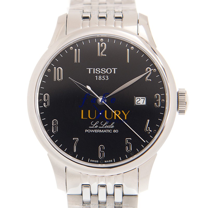 Tissot T-CLASSIC T006.407.11.052.00 Automatic Black Dial Stainless Steel Replica Watch - Luxury Replica Watch