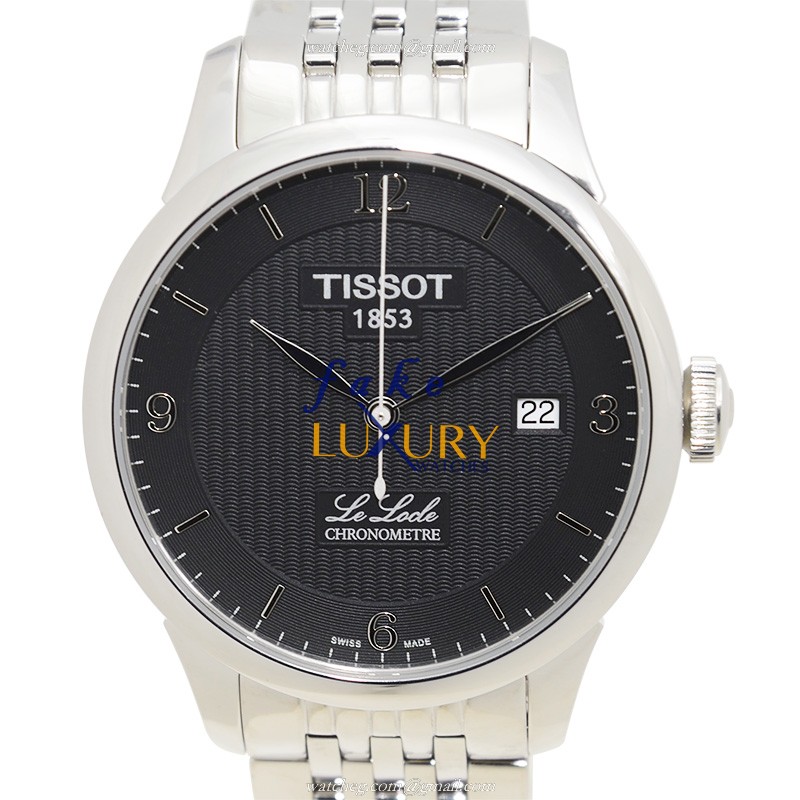 Tissot T006.408.11.057.00 Replica Watch, Automatic, Black Dial, Steel Case & Bracelet - Luxury Replica Watch