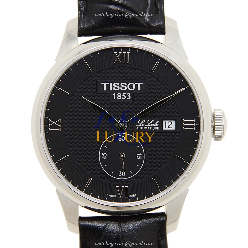 Tissot T-CLASSIC Replica Watch T006.428.16.058.01, Automatic, Black Dial, Steel Case, Leather Strap - Luxury Replica Watch