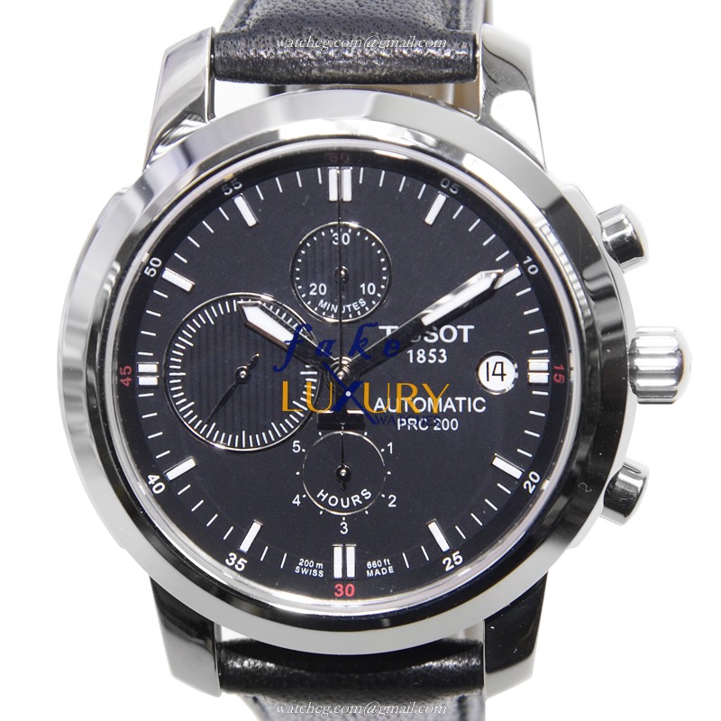 Tissot T014.427.16.051.00 T-SPORT Automatic Replica Watch - Black Dial - Steel Case - Luxury Replica Watch