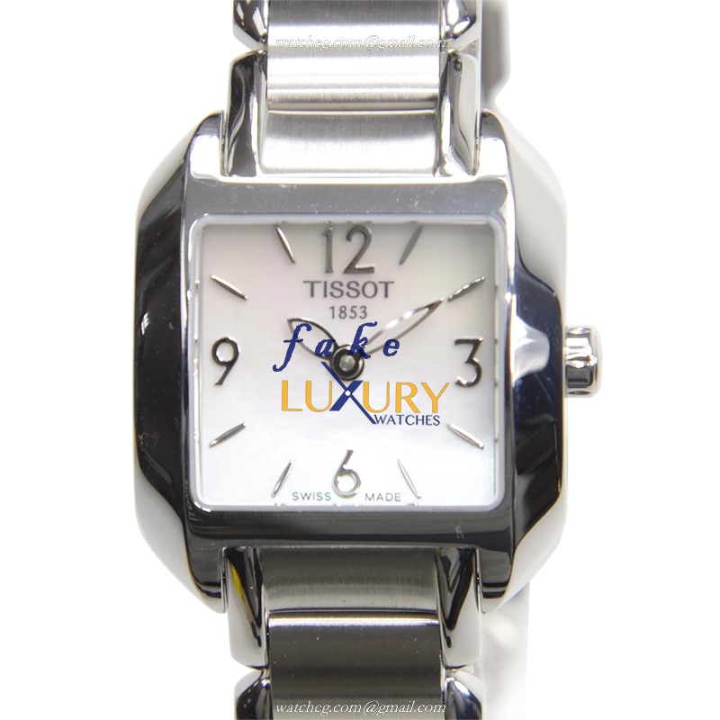 Tissot T02.1.285.82 Replica Watch, White Dial, Steel Case, Quartz Movement, Silver Strap - Luxury Replica Watch