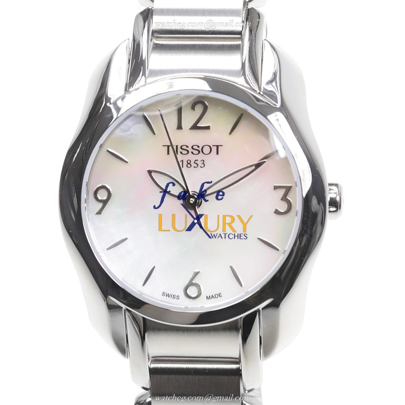 Tissot T023.210.11.117.00 Replica Watch, White Dial, Silver Stainless Steel Bracelet, Quartz - Luxury Replica Watch