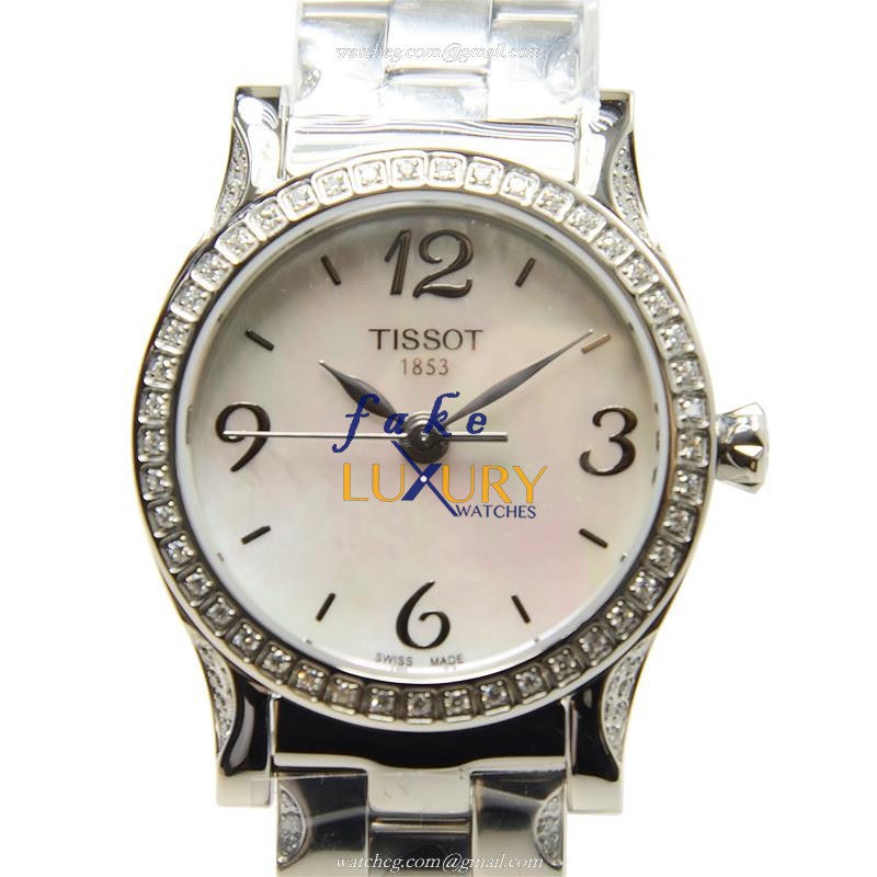 Tissot T028.210.11.117.00 Replica Watch With Quartz Movement, White Dial, Stainless Steel & - Luxury Replica Watch