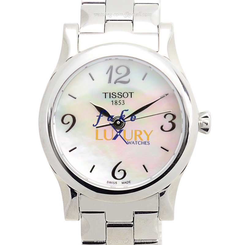 Tissot T028.210.11.117.02 Replica Watch, Quartz Movement, White Dial, Stainless Steel Bracelet - Luxury Replica Watch