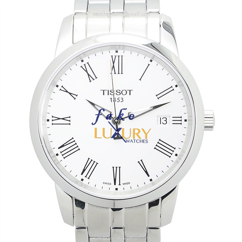 Tissot T033.410.11.013.10 SPECIAL COLLECTIONS Replica Watch, White Dial, Steel Case, Quartz Movement - Luxury Replica Watch