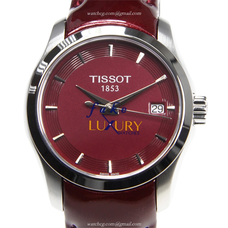 Tissot T035.210.16.371.00 T-TREND Quartz Red Leather | Automatic | Steel | Replica Watch - Luxury Replica Watch