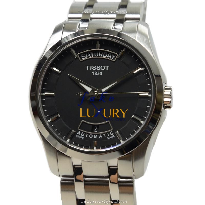 Tissot T035.407.11.051.00 T-Classic - Replica Watch - Automatic - Stainless Steel Case - Black Dial - Luxury Replica Watch