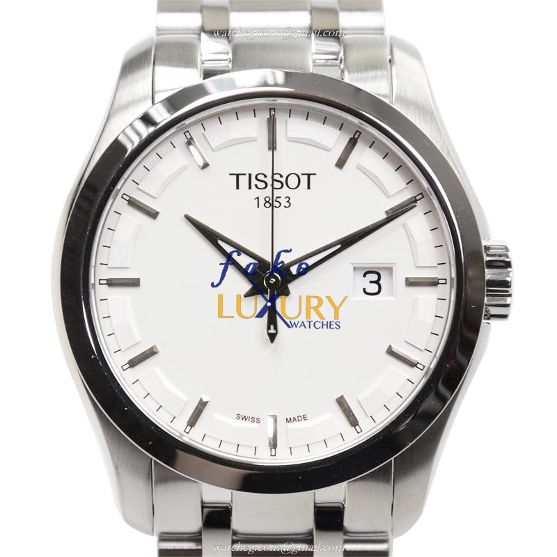 Tissot T035.410.11.031.00 T-Classic Replica Watch, Quartz, Silver Dial, 39mm Steel Case - Luxury Replica Watch