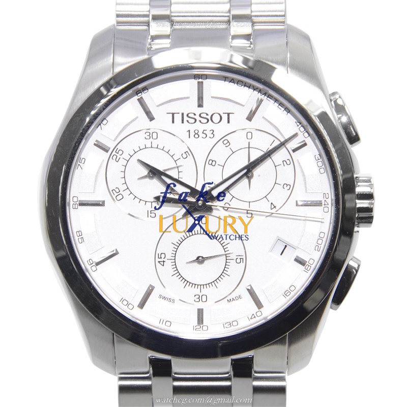 Tissot T035.617.11.031.00 Replica Watch, T-Classic Quartz, Silver Dial, Stainless Steel, 41mm - Luxury Replica Watch