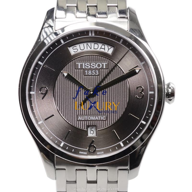 Tissot T-CLASSIC Automatic Replica Watch T038.430.11.067.00 Gray Dial Stainless Steel Bracelet - Luxury Replica Watch