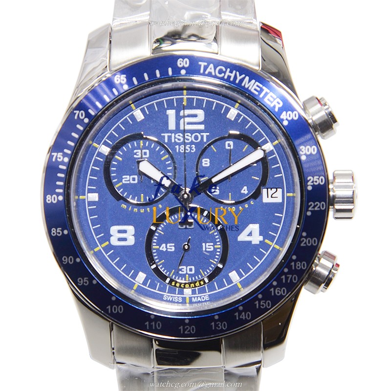 Tissot T039.417.11.047.02 T-SPORT Replica Watch, Blue Dial, Steel Case, Quartz Movement - Luxury Replica Watch