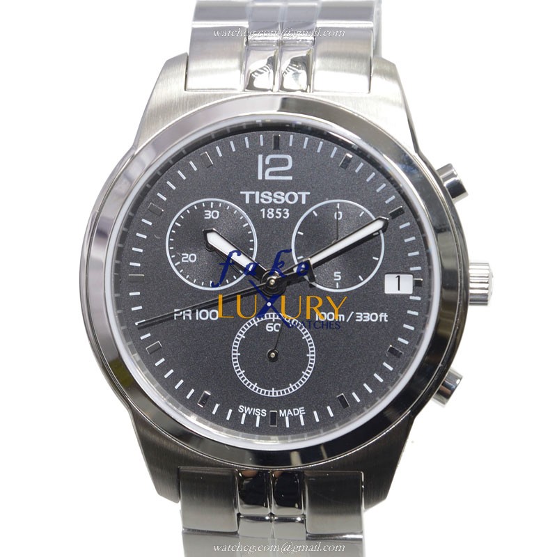 Tissot T-CLASSIC T049.417.11.057.00 Quartz Stainless Steel Black Dial Replica Watch - Luxury Replica Watch