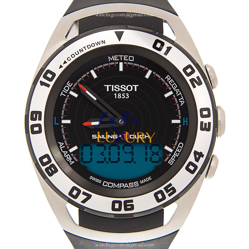 Tissot T056.420.27.051.01 Touch Collection Replica Watch, Quartz Movement, Black Dial - Luxury Replica Watch