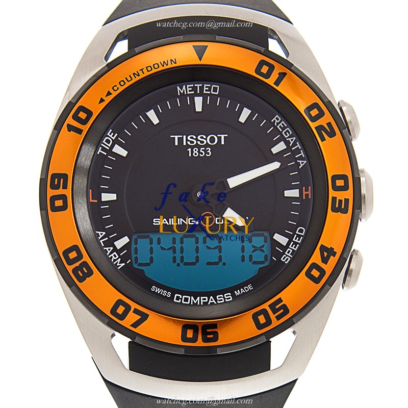Tissot Touch Collection T056.420.27.051.02 - Replica Watch - Quartz - Black Dial - Steel Case - Luxury Replica Watch