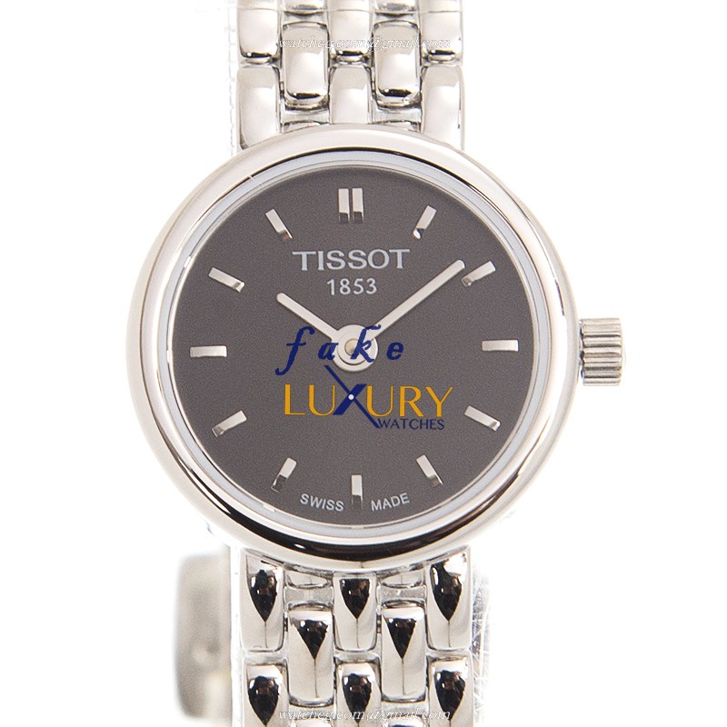 Tissot T058.009.11.051.00 Replica Watch Quartz Movement Black Dial Stainless Steel Case - Luxury Replica Watch