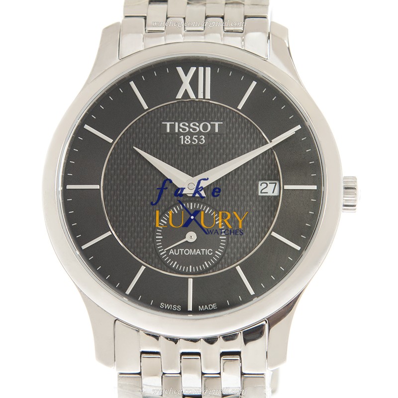 Tissot T063.428.11.058.00 Replica Watch, Automatic, Black Dial, Steel Case & Strap - Luxury Replica Watch