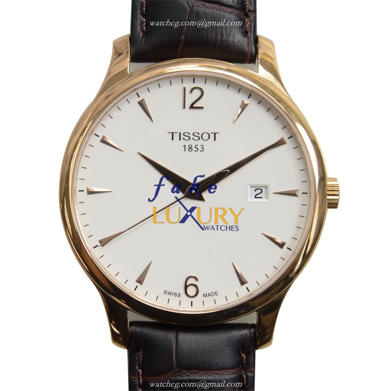 Tissot T-CLASSIC T063.610.36.037.00 Replica Watch, Quartz Movement, White Dial, Steel Case - Luxury Replica Watch