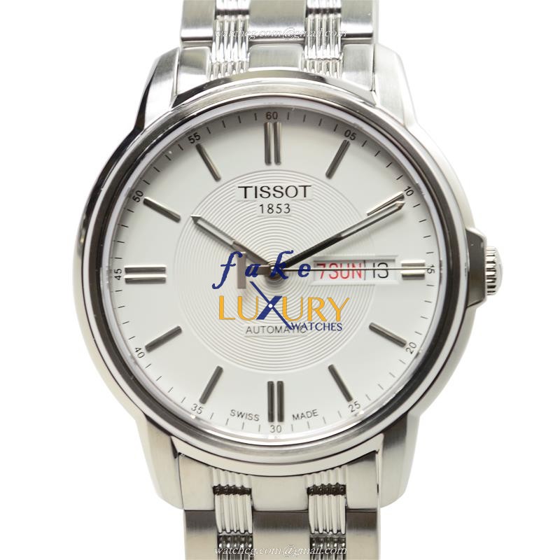 Tissot T-CLASSIC T065.430.11.031.00 Replica Watch, Automatic Movement, Silver Dial, Steel Bracelet - Luxury Replica Watch