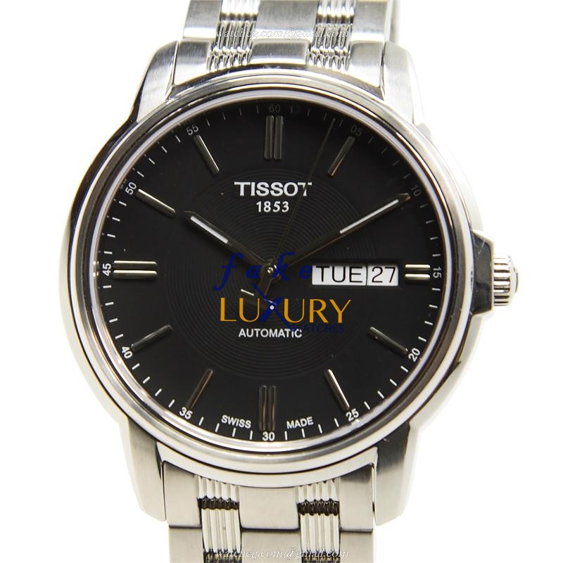 Tissot T-CLASSIC T065.430.11.051.00 Automatic Black Dial Stainless Steel Replica Watch - Luxury Replica Watch