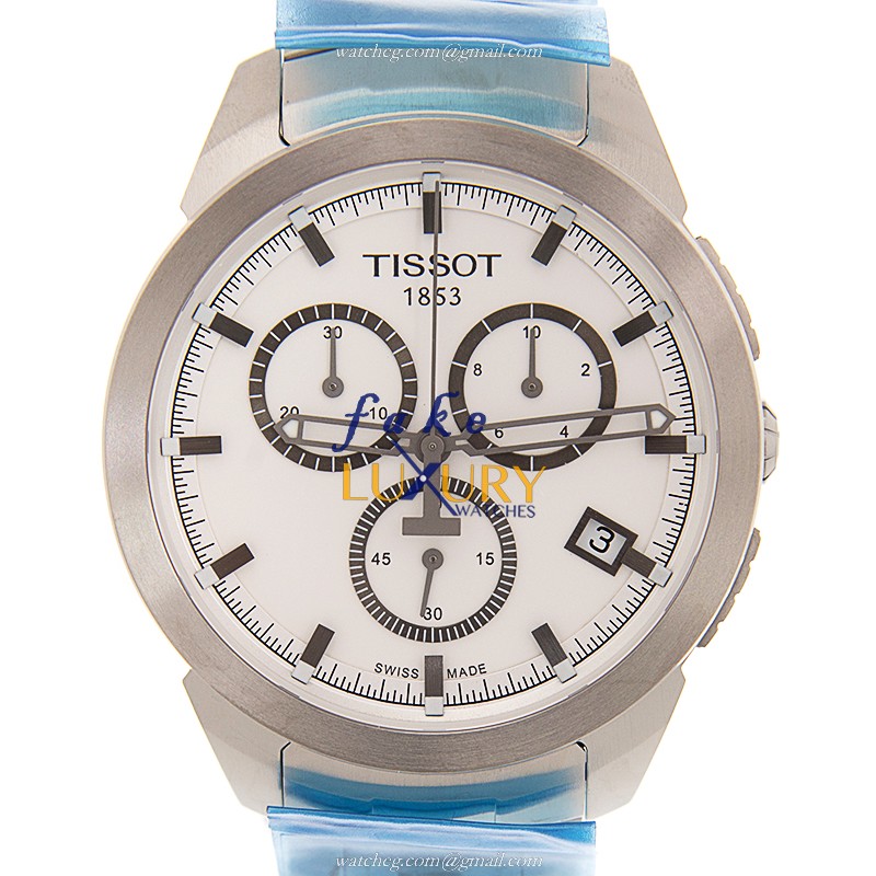 Tissot T069.417.44.031.00 Replica Watch, White Dial, Titanium Case, Quartz Movement - Luxury Replica Watch
