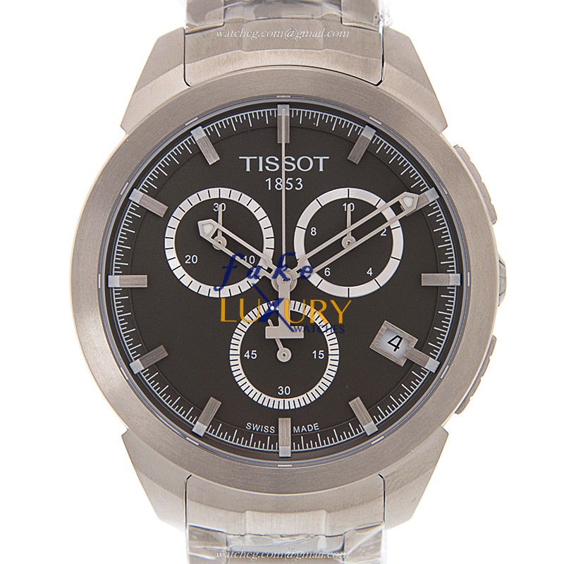 Tissot T069.417.44.061.00 T-SPORT Quartz Titanium - Dark Grey Dial - Silver Bracelet - Replica Watch - Luxury Replica Watch