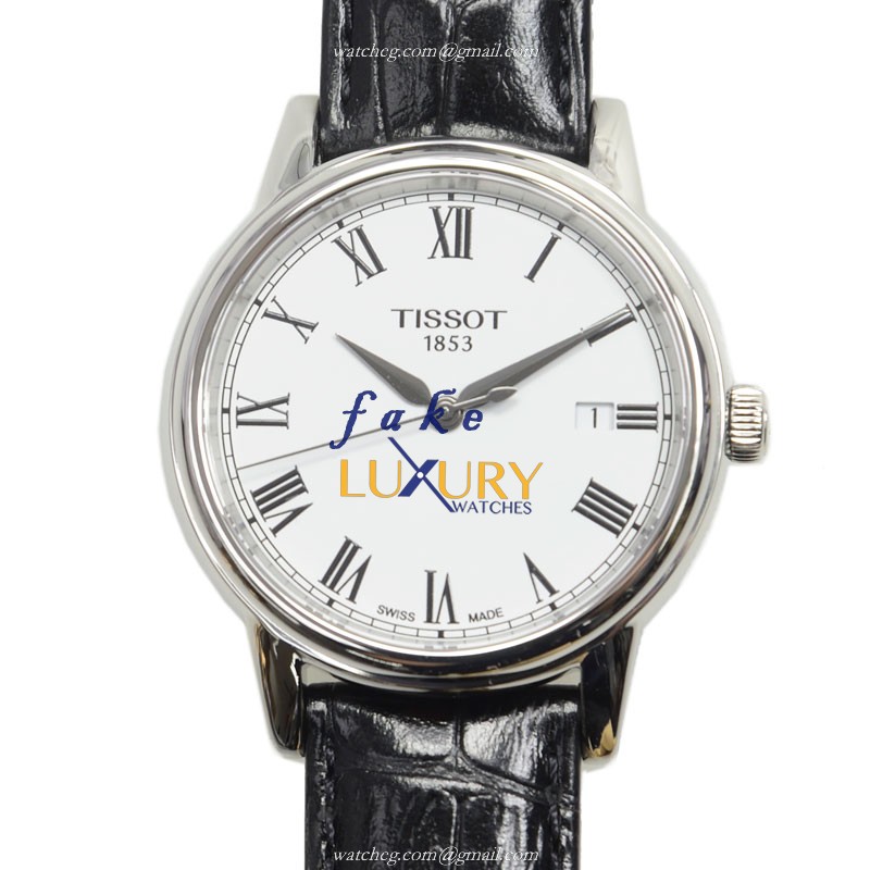 T085.410.16.013.00 - Tissot T-TREND Replica Watch Quartz Silver Dial Black Leather - Luxury Replica Watch