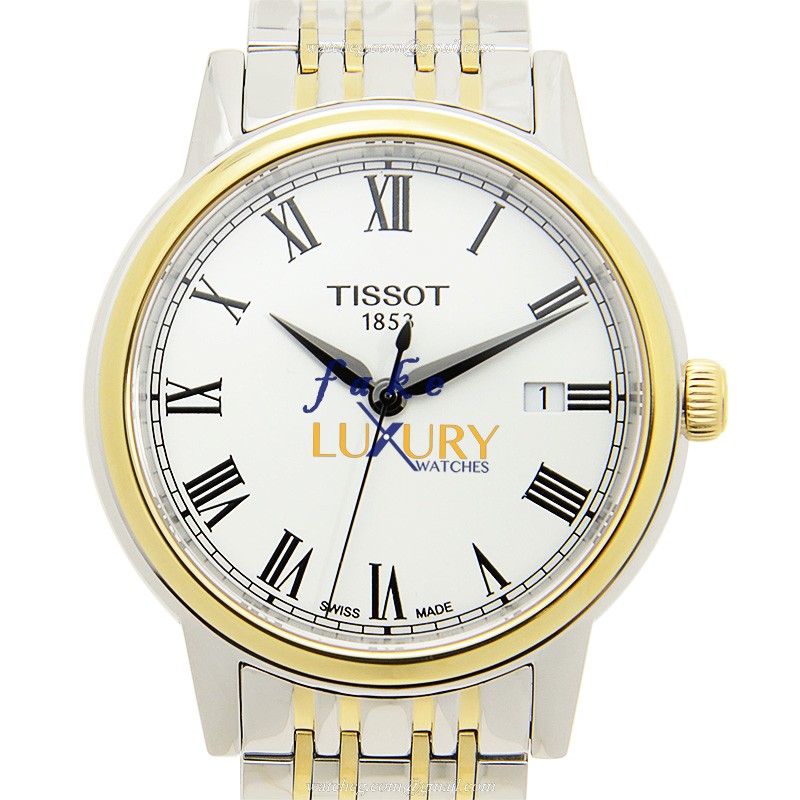Tissot T085.410.22.013.00 T-Classic Quartz Stainless Steel White Dial Replica Watch - Luxury Replica Watch