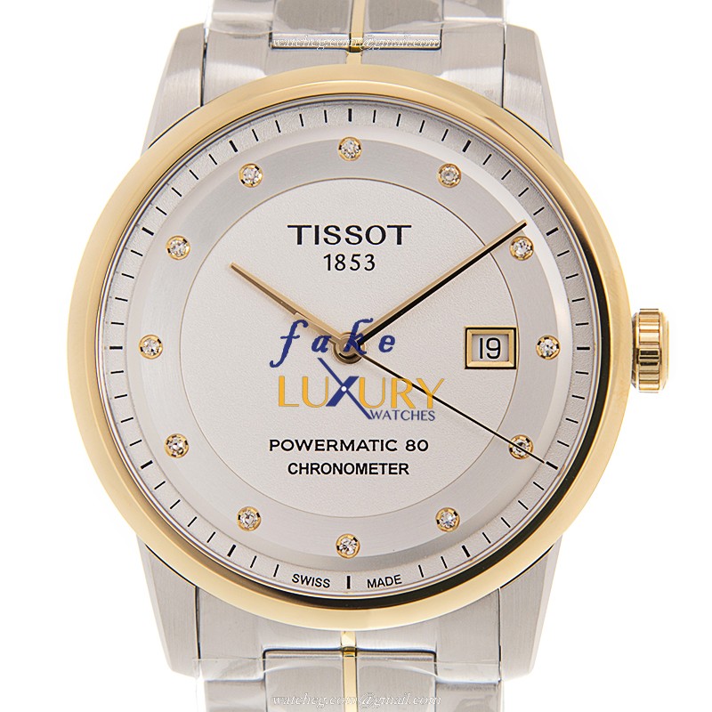 Tissot T-CLASSIC T086.408.22.036.00 Replica Watch, Automatic Movement, Silver Dial, Gold Plated - Luxury Replica Watch