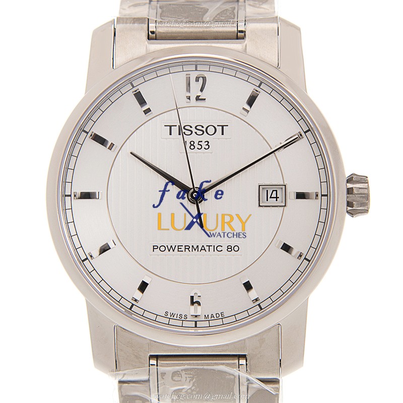 Tissot T087.407.44.037.00 Replica Watch, Automatic Movement, Silvery White Dial, Titanium Case - Luxury Replica Watch