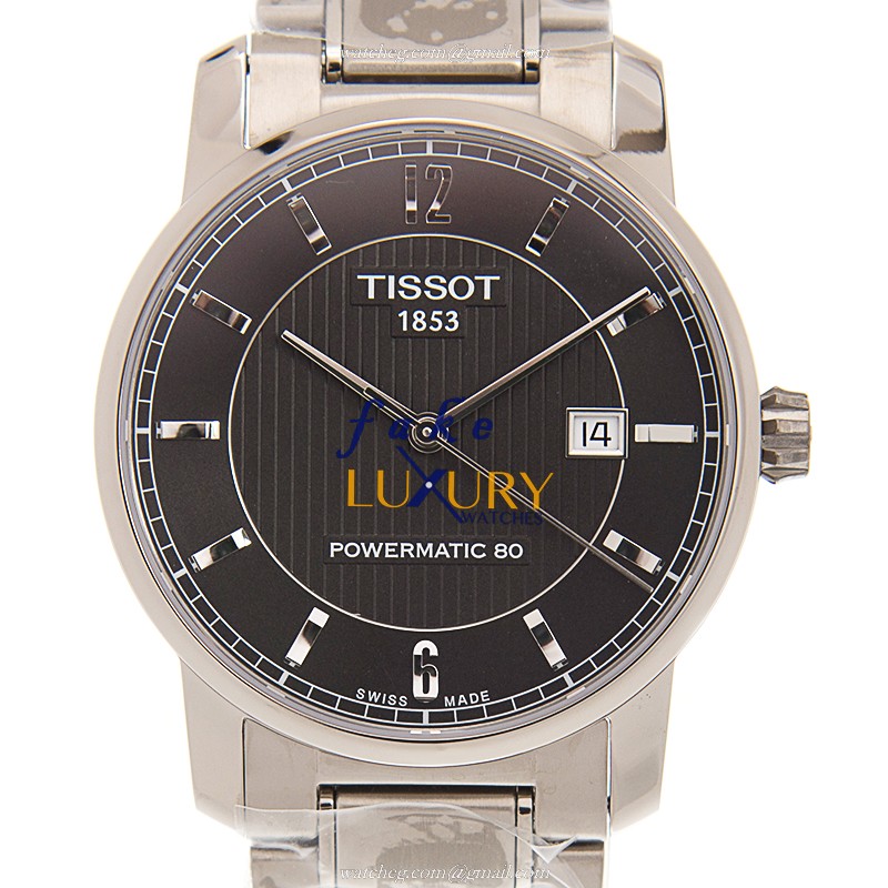 Tissot T087.407.44.057.00 T-Classic Replica Watch, Black Dial, Titanium Case, Automatic Movement - Luxury Replica Watch