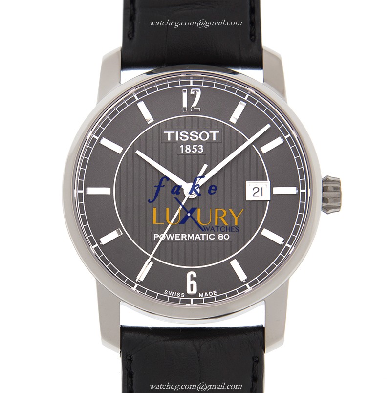 Tissot T087.407.46.057.00 Replica Watch - T-Classic Automatic - Titanium Case - Black Dial - Luxury Replica Watch
