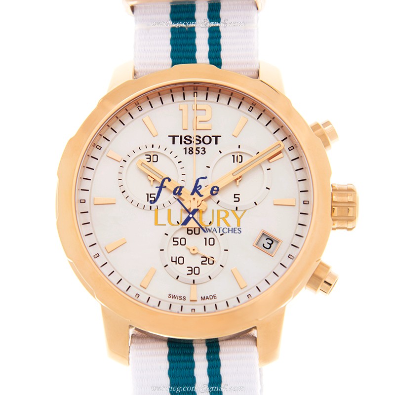 T095.417.37.117.01 - Tissot T-SPORT Quartz Replica Watch - White Dial Nylon Strap 42mm - Luxury Replica Watch