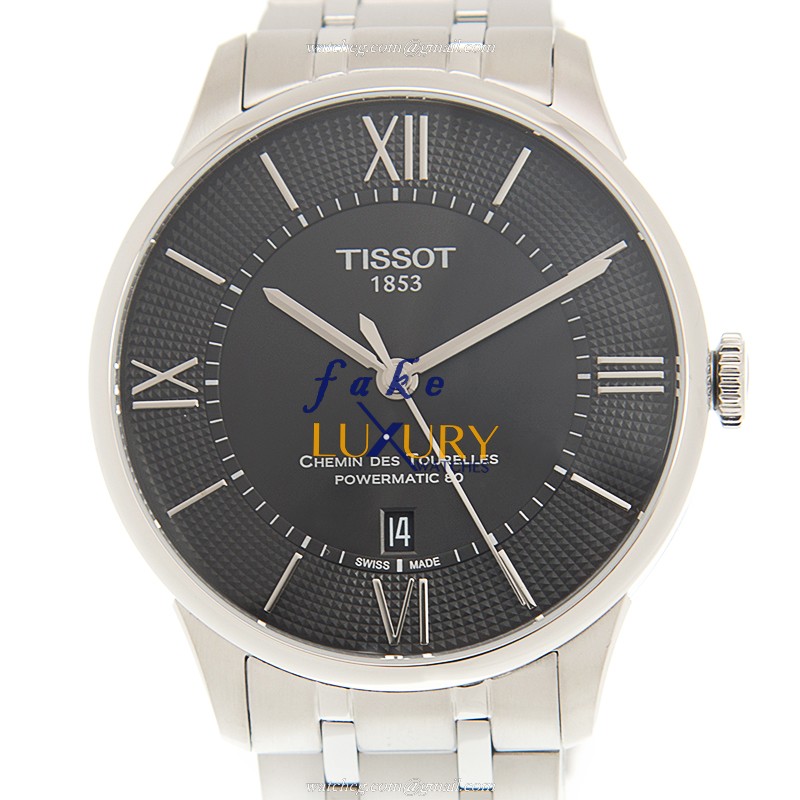 Tissot T099.407.11.058.00 Replica Watch, Black Dial, Steel Bracelet, Automatic Movement - Luxury Replica Watch
