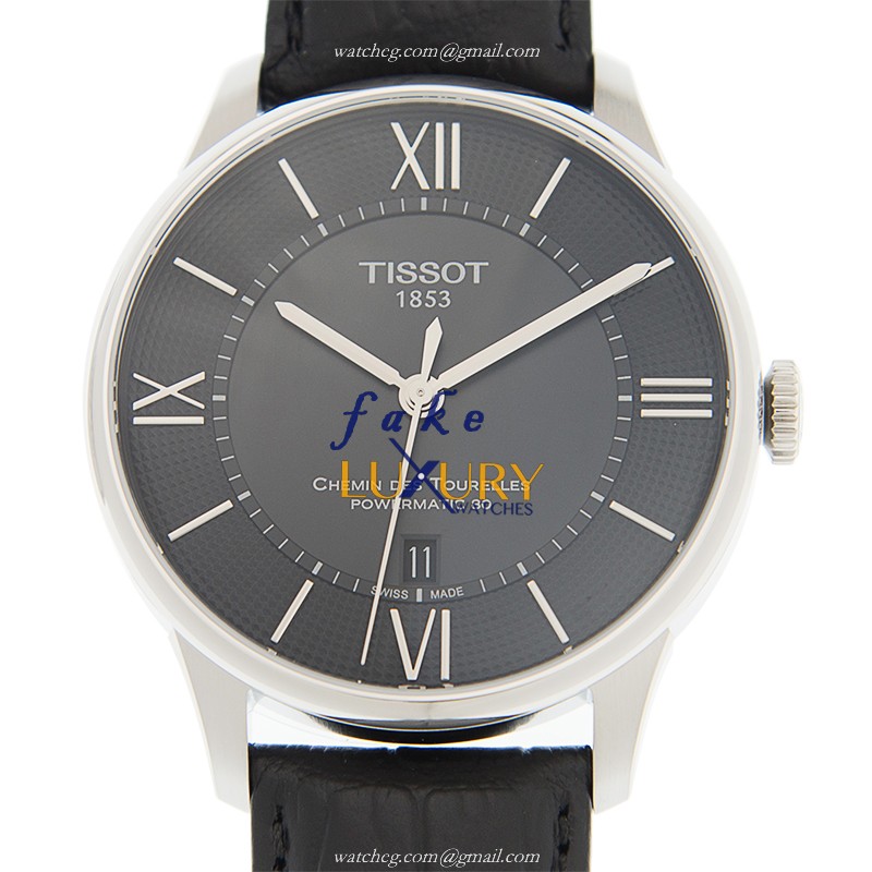 Tissot T-CLASSIC Replica Watch T099.407.16.058.00 Automatic Movement Black Dial Stainless Steel - Luxury Replica Watch