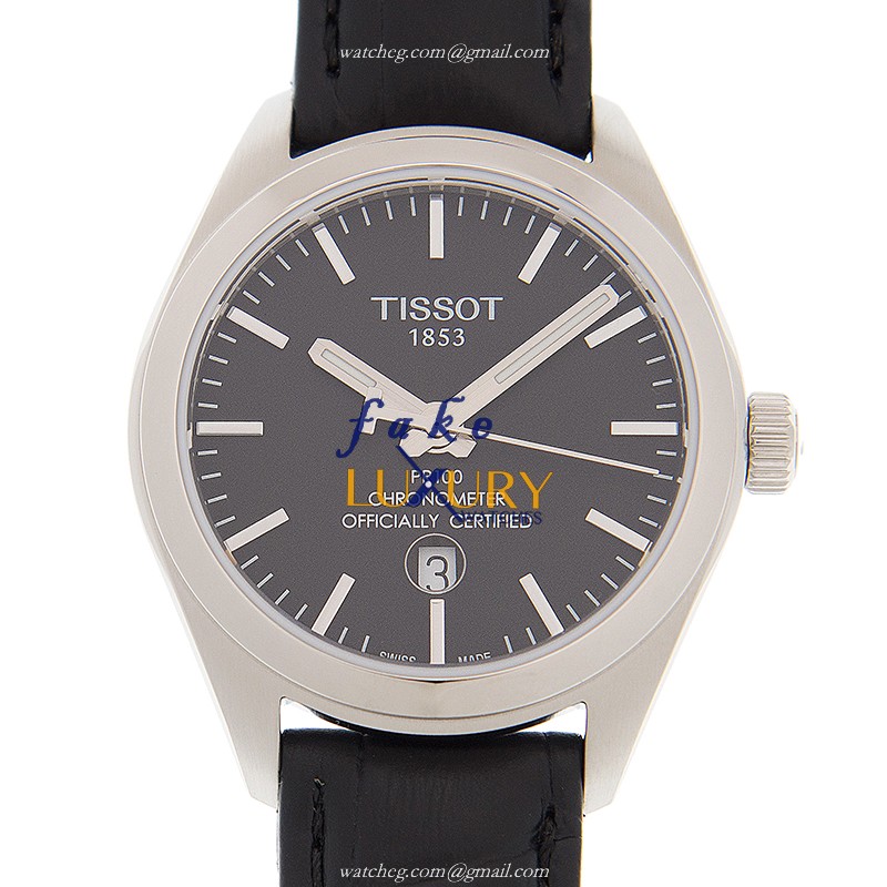 Tissot T-CLASSIC Quartz Stainless Steel Black Dial Leather Strap T101.251.16.051.00 Replica Watch - Luxury Replica Watch