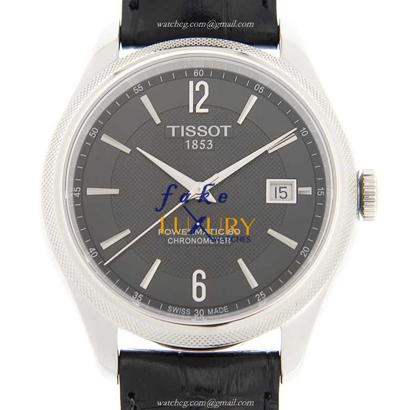 Tissot T-CLASSIC T108.408.16.057.00 - Replica Watch - Automatic - Steel Case - Black Dial - Leather - Luxury Replica Watch