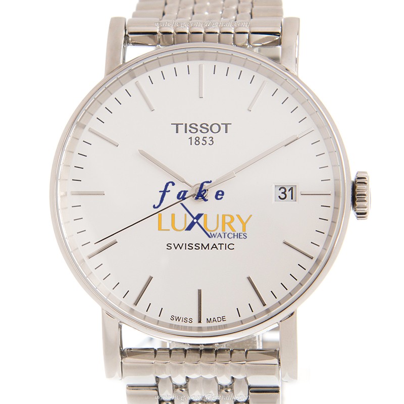 Tissot Everytime T109.407.11.031.00 Automatic Stainless Steel White Dial Replica Watch - Luxury Replica Watch