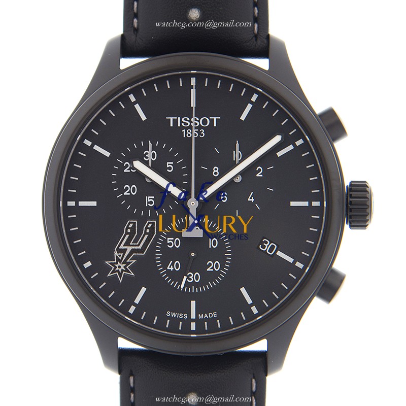 Tissot Chrono XL Quartz Black Dial Leather Strap T116.617.36.051.04 | Steel | Replica Watch - Luxury Replica Watch