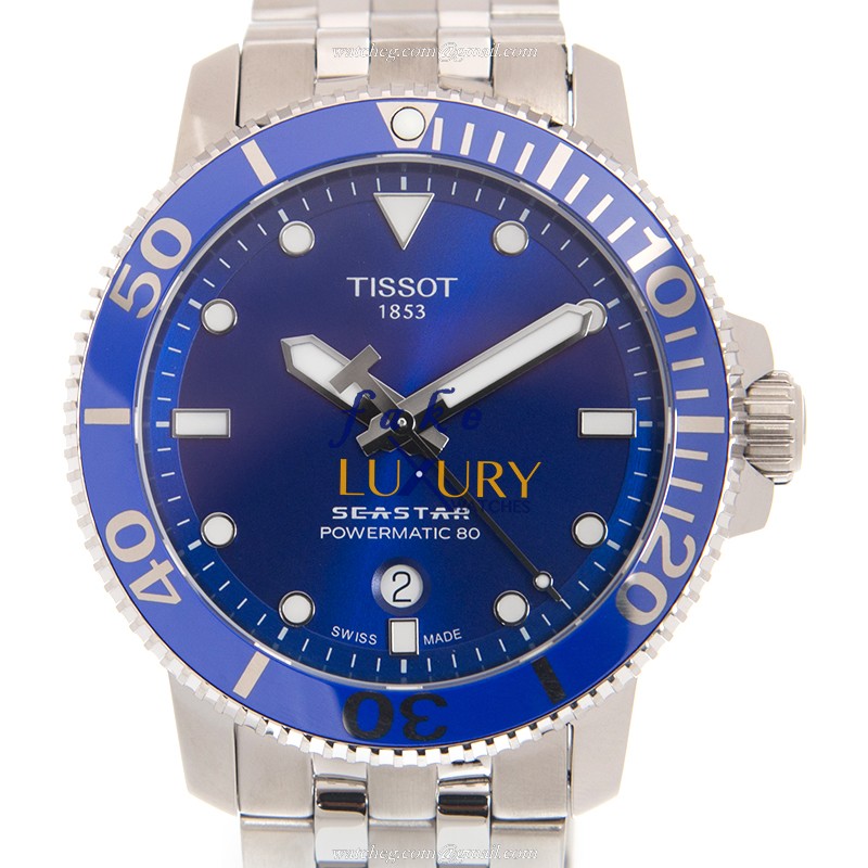 T120.407.11.041.00 - Tissot Classique Replica Watch - Automatic - Blue Dial Silver Steel - Luxury Replica Watch