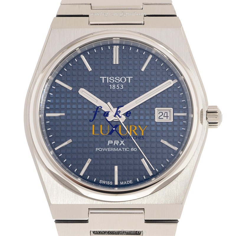 Tissot T137.407.11.04.100 PRX Replica Watch, Blue Dial, Steel Bracelet, Automatic - Luxury Replica Watch