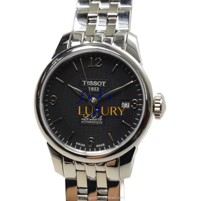 Tissot T-CLASSIC T41.1.183.54 Replica Watch, Automatic Movement, Black Dial, Steel Bracelet - Luxury Replica Watch