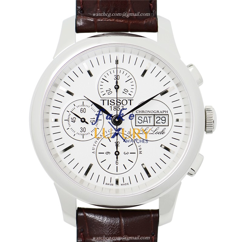 Tissot T-CLASSIC T41.1.317.31 Automatic Silvery White Dial Stainless Steel Replica Watch - Luxury Replica Watch