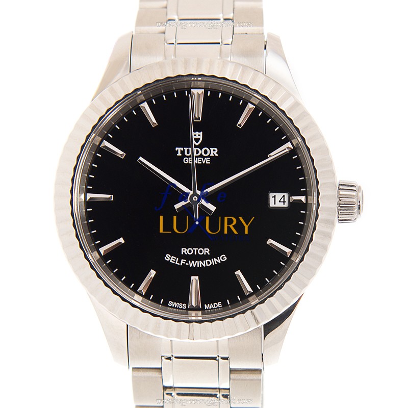 Tudor 12310-65030-BK STYLE Automatic Stainless Steel Black Dial Replica Watch - Luxury Replica Watch