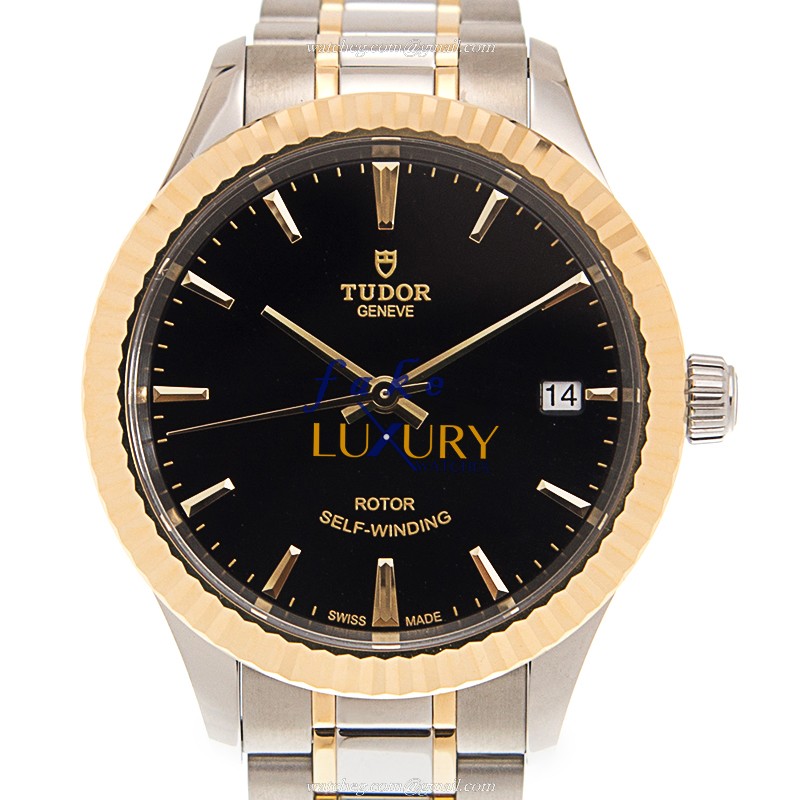Tudor 12313-65033-BK Automatic Stainless Steel Replica Watch - Black Dial, Silver Strap - Luxury Replica Watch