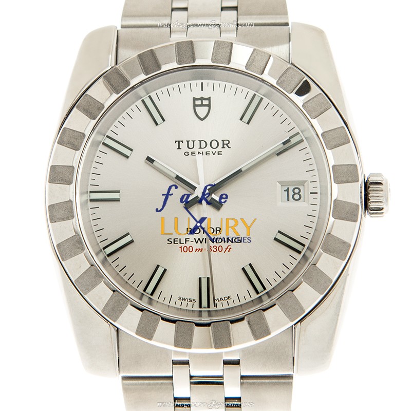 Tudor 21010-62580-SV CLASSIC Automatic Stainless Steel Replica Watch - Swiss Movement, Silver Dial - Luxury Replica Watch